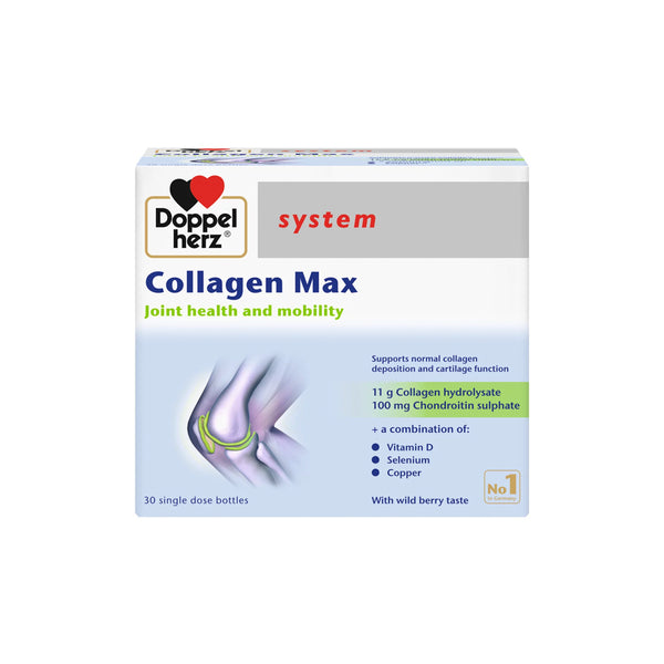DOPPELHERZ SYSTEM COLLAGEN MAX 25ml x 30 Bottles