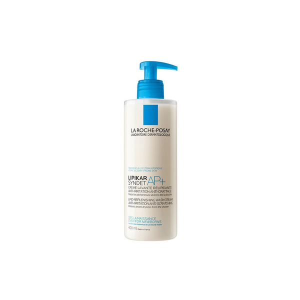 LA ROCHE-POSAY LIPIKAR SYNDET AP+ LIPID-REPLENISHING CREAM WASH, 400ml