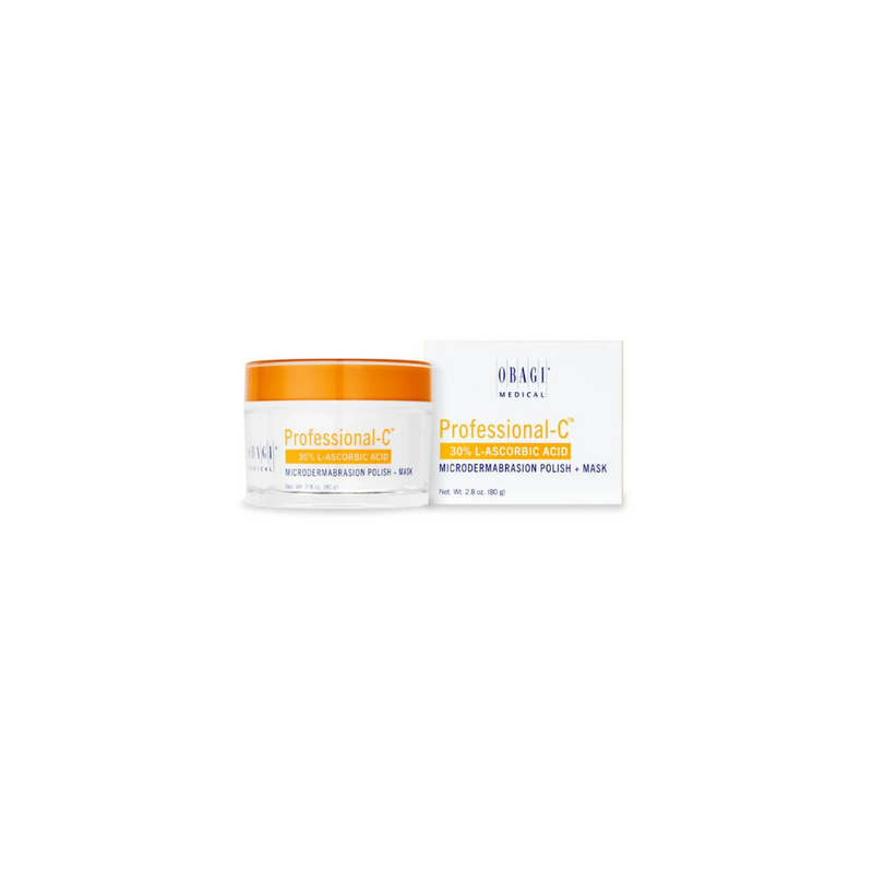 OBAGI MEDICAL PROFESSIONAL-C 30% L-ASCORBIC ACID, MICRODERMABRASION POLISH +MASK 80g