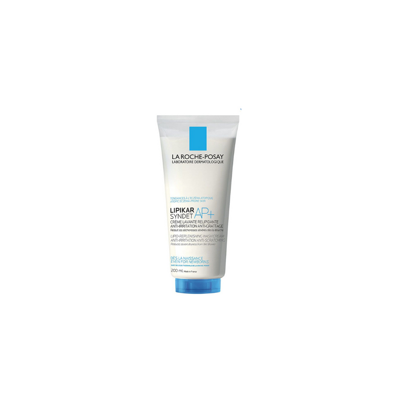 LA ROCHE-POSAY LIPIKAR SYNDET AP+ LIPID-REPLENISHING CREAM WASH, 200ml